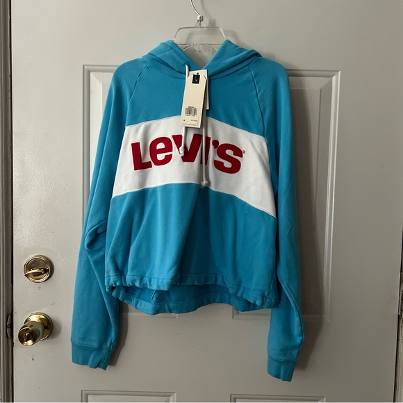 NWT Levi’s Colorblock Cinched Hoodie - Picture 4 of 8
